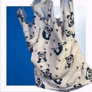 KID'S PANDA SHERPA HOODIE BLANKET (O/S) (NEW)